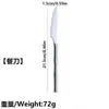 Cubiertos Liangsheng de Acero Inoxidable 304 Estilo Bambú Cubiertos Estilo Occidental Cuchillo Tenedor Cuchara Cuchara de Postre Cuchillo para Bistec Cuchara Tenedor para el Hogar