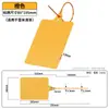 Etiqueta de Plástico Colgante 100*100 Integrada con Tarjeta Zhongtong Yunda Anneng Etiqueta de Identificación Etiqueta de Etiqueta de Lazo de Cable para Entrega Express