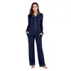 2026 Primavera, Otoño, Invierno Ropa de Casa Nueva Ropa para Mujer Europea y Americana Conjunto de Cárdigan de Manga Larga y Pantalones Largos Pijama Venta al por Mayor Invierno Transfronterizo