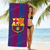Toalla de Playa con Insignia de Club de Equipo de Fútbol de Amazon Transfronterizo Microfibra Estampado de Playa Toalla de Baño Toalla de Secado Rápido