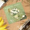 Marcador de livro de metal Van Gogh Quiet Flower Language Series Simples High Color Value Gift Presente Estilo de arte Pingente de metal Marcador de livro