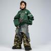 Ropa Moderna para Niños de Street Dance Niños Nuevo Ropa de Hip Hop para Street Dance Niñas Atractivas Ropa para la Actuación de Danza del Día de Año Nuevo para Niños