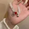 Pulsera de Mariposa Super Hada ins Nicho Pulsera de Mariposa Plateada para Mejores Amigos Regalos de Alto Valor con Flores y Cuentas de Esmalte de Colores