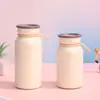 Taza de leche personalizada de aspecto elegante estilo japonés, taza térmica de acero inoxidable 304, taza portátil linda para niñas y estudiantes, taza de regalo