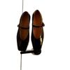 Zapatos de Salón Individuales para Mujer de Cuero Genuino Dongguan Original de Alta Calidad, Zapatos Mary Jane de Tira, Boca Baja y Punta Cuadrada, Zapatos de Trabajo