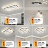 [Selección Estricta] LED Espectro Completo Protección Ocular Ventilador Lámpara de Araña Sin Aspas Habitación Decoración Hogar Iluminación Zhongshan Moderno Simple