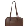 Bolso de Hombro Retro Simple Tipo Bowling para Mujer 2026 Nuevo de Moda Estilo Coreano Nicho Bolso de Axila Gran Capacidad Bolso de Viaje