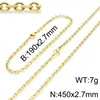 Pulsera de Cadena de Acero Inoxidable de Moda Versátil Esquina Superior Cadena Extremadamente Simple Cadena de Borde Cortado en Forma de O Hebilla de Langosta Traje de Collar para Hombres y Mujeres