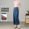 Jeans Estrechos Rectos de Nueve Puntos de Estilo Nuevo de Verano Personalizados para Personas Bajas, Jeans de Cintura Alta Moldeadores de Piernas Delgadas para Mujeres