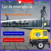 Veículo de Iluminação Móvel a Gasolina, Conjunto de Iluminação de Emergência para Resgate, Reparo e Construção, Luminária Móvel de Trabalho com Plataforma Elevatória a Combustão Interna