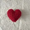 Accesorios Coloridos con Forma de Corazón Rellenos de Algodón, Ropa de Moda, Accesorios para Zapatos y Calcetines, Accesorios para el Cabello, Accesorios DIY con Forma de Corazón