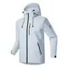 Chaqueta tres en uno del mismo modelo de Luotuo para hombre, carcasa rígida impermeable y cortavientos, adecuada para mujeres menudas, chaqueta deportiva para exteriores y montañismo