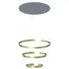Lámpara colgante OVNI para sala de estar, nueva lámpara principal de lujo italiano de 6 piezas para pasillo, lámpara colgante de alta gama para dormitorio, hierro, otros materiales no especificados