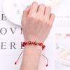 Popular Pulsera Tejida con Ojo de Diablo de Cristal de Amazon para Mujer, Pulsera de Cuentas Más Vendida Transfronteriza Europea y Americana, Joyería de Mano para Parejas