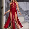 2024 Nuevo AliExpress Nuevo Encaje Cuello Malla Costuras Ropa Interior Sexy Sexy Camisón Talla Grande Ahora