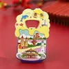 Ímãs de Geladeira Personalizados para Viagem à China Jinan Qingdao Zhanqiao Praça 4 de Maio Souvenirs da Cidade Tendência Nacional Ímãs de Metal