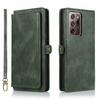 Funda para Samsung S21 con múltiples tarjetas y hebilla magnética de cuero con patrón de caballo loco, además de funda tipo billetera con tapa.
