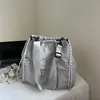 Bolsa de Cordón de Gran Capacidad de Moda para Hombres y Mujeres, Bolsa de Hombro para Viajes Diarios, Estilo Deportivo Estudiantil, Bolso Cruzado Casual Japonés