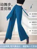 Pantalones de Danza Clásica para Mujer, Pantalones de Pierna Ancha, Holgados con Listones, Ropa de Práctica de Danza Moderna, Ropa de Presentación, Pantalones Largos de Jazz para Adultos