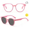 Gafas de Silicona Inteligentes para Niños que Cambian de Color con la Luz Sensible, Doble Propósito para Niños y Niñas, Gafas Protectoras de Alta Definición Anti-Luz Azul