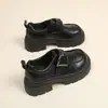 Zapatos de Cuero con Suela Gruesa para Aumentar la Altura para Mujer Estilo Nuevo Primavera y Otoño 2026 Combinados con Faldas Mocasines Estilo Británico Zapatos de Moda Venta al Por Mayor