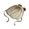 Gorro de Bebé para Primavera y Otoño, Estilo Delgado para Bebés, Diseño de Nariz de Oso, Linda Protección para la Cabeza para Niñas y Niños