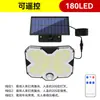 Luminária de Parede Tipo Split de Cabeça Única Alimentada por Energia Solar Iluminação de Garagem Poste de Luz Luminária de Parede com Sensor de Movimento Externo Luz Solar para Jardim