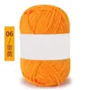 Hilo de Algodón Coreano de Leche de 4 Hebras, Lana Media, Bola de Hilo de Grosor Medio para Muñecas Hechas a Mano, Hilo para Crochet, Bola de Hilo Tejida a Mano
