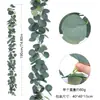 Nuevas Flores y Plantas Artificiales de Hojas de Eucalipto para Bodas, Fiestas, Decoraciones de Mesa, Enredaderas Artificiales para Interiores y Exteriores