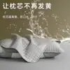Funda de Almohada Anti-Ácaros, a Prueba de Suciedad y Saliva, Cubierta Protectora Aislante para Núcleo de Almohada Anti-Grasa de Cabeza, Funda de Almohada, Un Par, Anti-Sudor