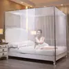 Nova Mosquiteiro de Palácio Doméstico com Suporte Reforçado, Estilo Princesa, Espessado e Densificado, Mosquiteiro Tradicional para Cama de Casal