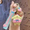 Llavero de Muñeca Sanrio de Dibujos Animados Lindos Creativo Kuromi Pareja Llavero Colgante para Coche Bolsos Venta al por Mayor