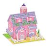Quebra-cabeça tridimensional pequeno tamanho transfronteiriço jardim de infância pequeno presente modelo de casa feito à mão 3-6 anos meninos e meninas educação infantil
