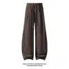 Otoño 2026 Nuevo Estilo Base Blanca Imitación Old Money Mezclilla Pantalones de Pierna Curva M-5XL HK261144-Especial P38