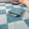 Alfombra de Piso Empalmada de Color Sólido Simple Transfronteriza Venta al por Mayor Transfronteriza Alfombra para Gatear de Bebé Alfombra de Piso Doméstica de Cobertura Total Resistente a Manchas