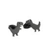 Lindos Pendientes de Dinosaurio Tyrannosaurus Rex Mini Simples de Acero Inoxidable Pendientes de Animales Comercio Electrónico Transfronterizo Pendientes Nuevos Venta al por Mayor