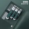 Set de Cortauñas Portátil para el Hogar Cortauñas para Orejas Plano Oblicuo Cortauñas Set Completo de Herramientas de Manicura para Mujeres y Hombres