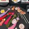 Borla decorativa para ramo del Festival del Medio Otoño, material de nudo chino, colgante, accesorios para ramo chino, material hecho a mano para tienda de flores, bricolaje