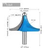 Faca de Chanfro em Forma de Arco Semicircular, Cabeça de Faca de Aparar e Chanfrar, Máquina de Gravação, Fresadora de Arco, Máquina de Aparar, Faca de Cantos Arredondados para Cantoneiras