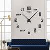 Reloj de Pared Digital Estéreo de Estilo Minimary Creativo DIY Decoración para Oficina, Sala de Estar, Dormitorio, Entrada, Reloj de Pared, Reloj Espejo