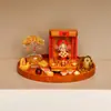 Enfeite Árvore da Fortuna de Cristal, Deus da Riqueza Estilo Chinês, Decoração de Ano Novo para a Entrada, Chá de Casa Nova, Presente para Prosperidade nos Negócios