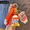 Chaveiro Autêntico de Boneca Desenho Lili e Lala Fofo Pingente de Bolsa de Casal Chaveiro de Carro Pequeno Presente