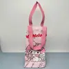 Bolsa de mano de caricatura Kuromi, Stitch, Chihuahua, Cinnamoroll, de alta calidad, linda y elegante, bolsa para botella de agua, bolsa de almacenamiento impermeable