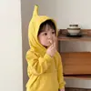 Otoño 2026 Nuevo Estilo Sudadera Cortavientos con Capucha para Niños y Niñas Versión Coreana para Bebés Ropa Holgada con Estilo para Bebés y Niños Pequeños