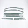 Adequado para Volkswagen 25 Modelos Teramont Pro Defletor de Chuva 3D Aço Inoxidável Faixa Brilhante Acabamento Acessórios Externos Suprimentos Automotivos