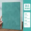Cuaderno A5 Engrosado Logo Personalizado Negocios B5 Minutas de Reunión PU Piel de Oveja Bloc de Notas Papelería al por Mayor