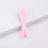 Grampo de Cabelo Sem Costura de 17 Cores Presilha de Um Caractere Acessório de Cabeça Franja Divisória Presilha Lateral Presilha de Bico de Pato Cruzada Cartão de Cabeleireiro para Maquiador