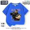 Camiseta Delta Force Ropa de Manga Corta para Niños, Merchandising para Niños Weilong, Patrón Uluru de Operador, Top de Algodón Puro