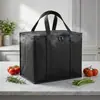 Em estoque tecido Oxford folha de alumínio bolsa isolante para viagem chá com leite não tecido bolsa isolante bolo bolsa de gelo bolsa para manter fresco personalização