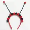 Diademas Navideñas Europeas y Americanas de Fábrica para Mujer, Estilo Festivo Rojo y Blanco con Verde, Accesorios para el Cabello que No Dañan el Cabello